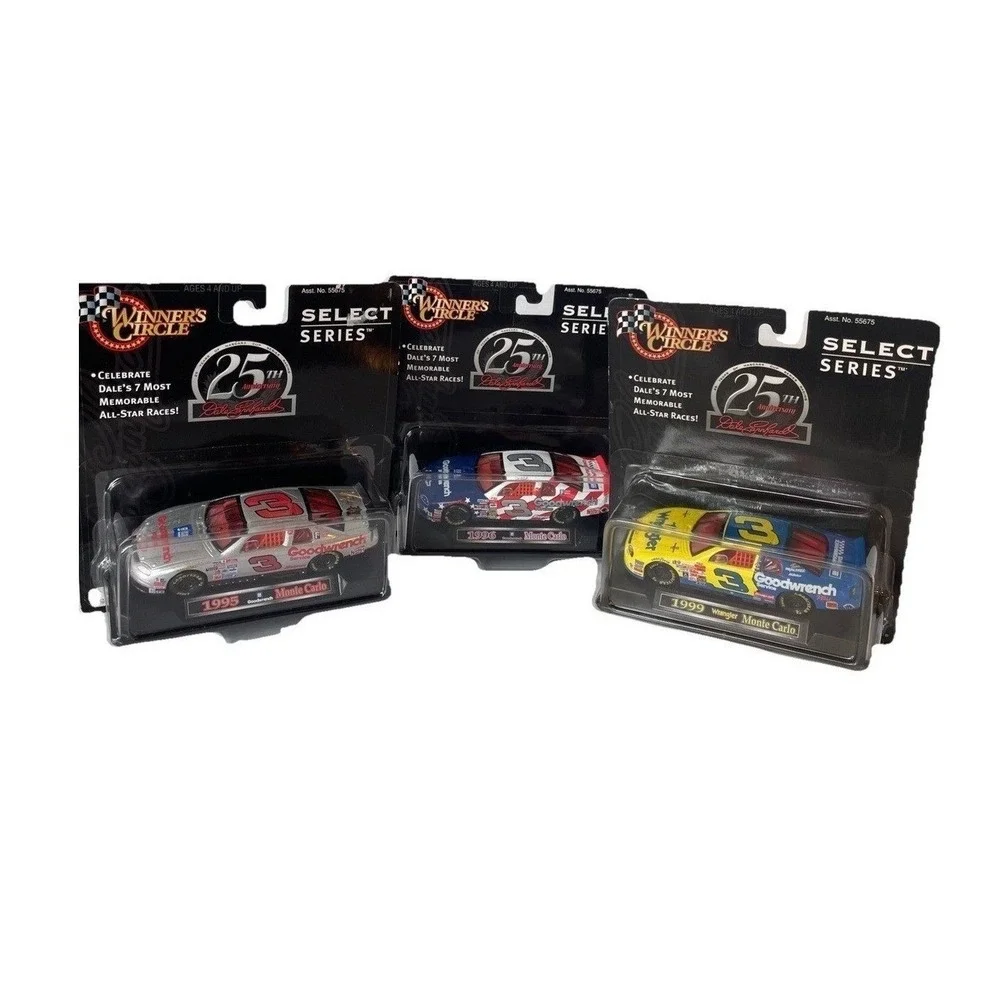 Dale Earnhardt Winners Circle 25th Anniversary 1:43 Diecast Car Lot of 3 NASCAR